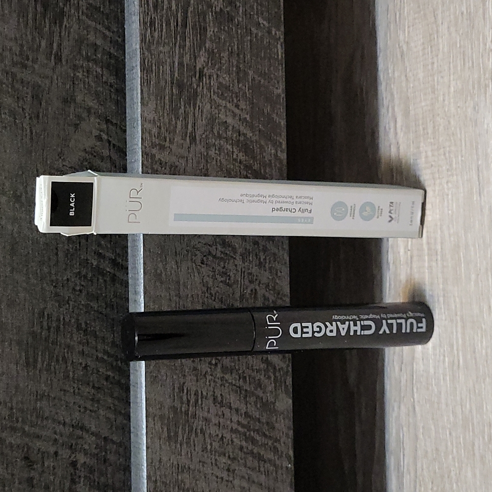 PUR fully charged black mascara, size is 0.44 fl oz/13ml